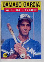 1986 Topps Baseball Cards      713     Damaso Garcia AS
